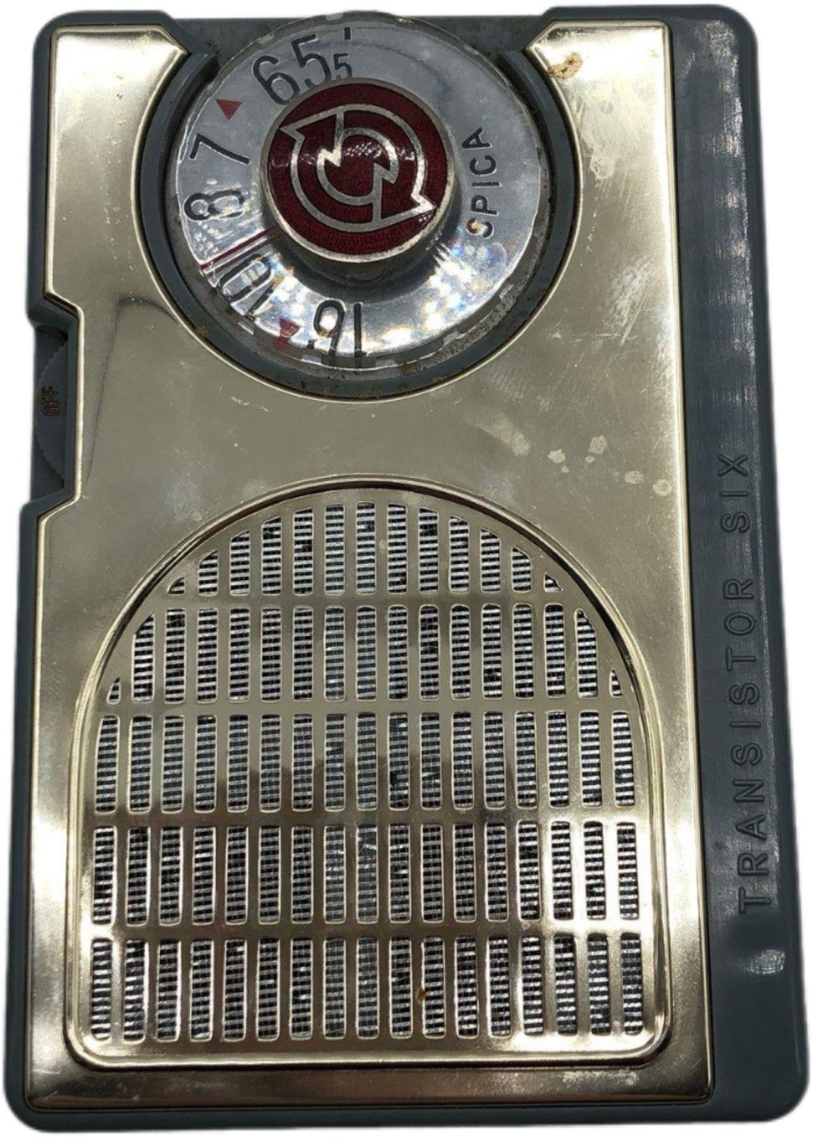 Vintage Spica Transistor Six Radio # ST-600 Superheterodyne w/ Case...UNTESTED